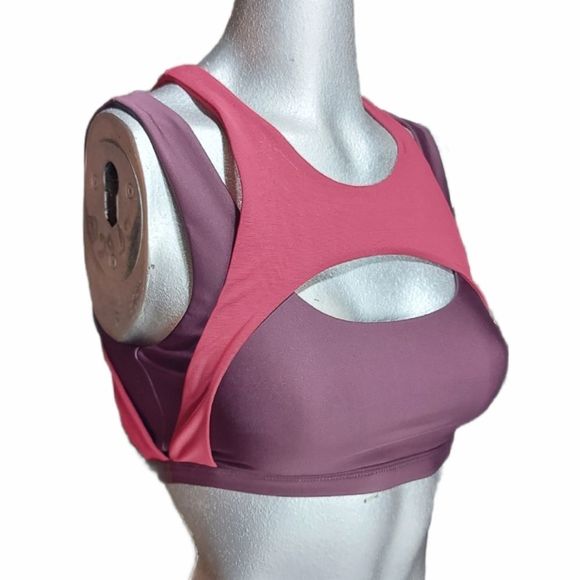 Good American NWT Burgundy Athletic SportsBra Legging Set Medium - Picture 2 of 11